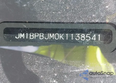 2019 Mazda Mazda3 из США, поврежденный, VIN JM1BPBJM0K1138541